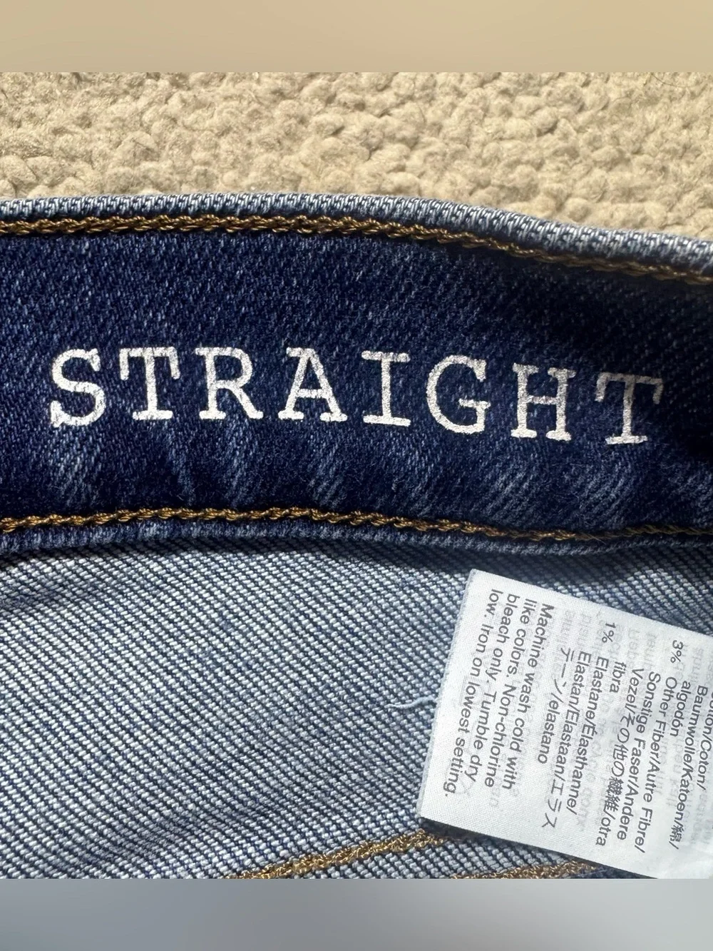 Madewell Jeans Mens 30 Straight Blue Denim Mid Rise Cotton Blend Meas 29x31